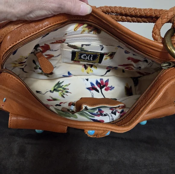 Vintage CARLOS FALCHI Western HOBO - Picture 6 of 7